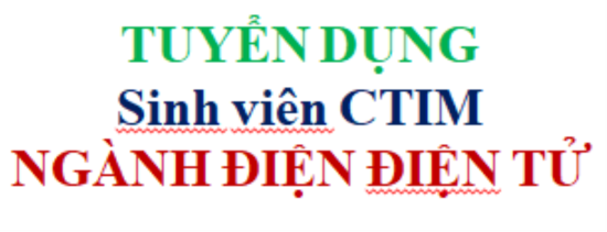 CÔNG TY TNHH CÔNG NGHỆ VIỄN THÔNG TESLA VIỆT NAM  TUYỂN DỤNG SINH VIÊN ĐIỆN ĐIỆN TỬ CTIM